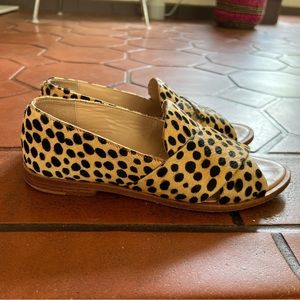 Loeffler Randall hairclaf leather sandals 6.5